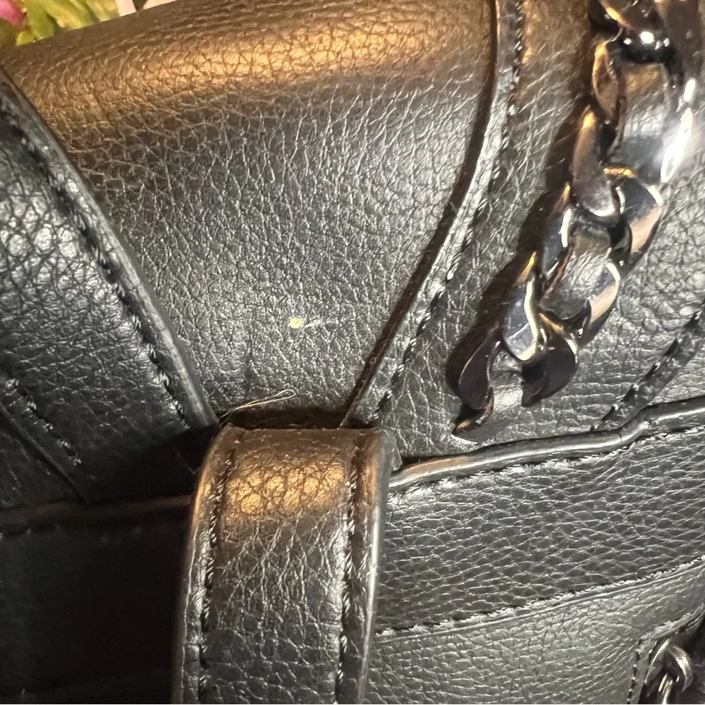 Jessica Simpson faux fur backpack
